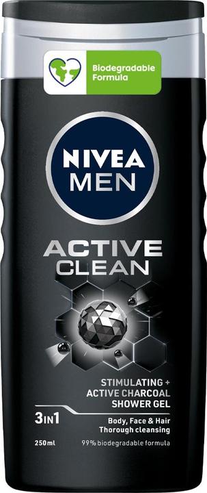 NIVEA Men Active Clean (250 ml, Flüssiges Shampoo)