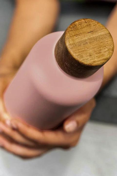 Produktbild T&N Edelstahl Trinkflasche (Wood Edition, Nude, 1l) (1 l)