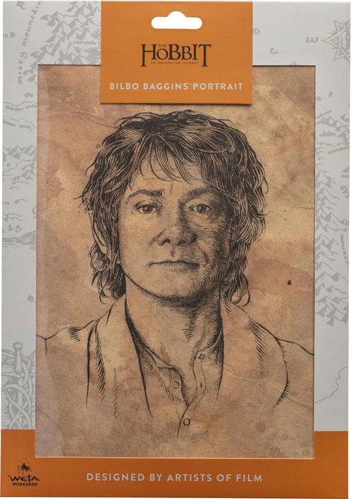 Actual product image Weta Workshop The Lord of the Rings - Portrait of Bilbo Baggins Statue Art Print (21 x 28 cm)