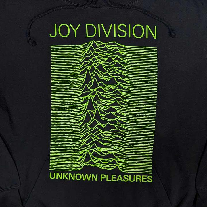 Actual product image Joy Division Unisex Adult Unknown Pleasures Hoodie (XXL)