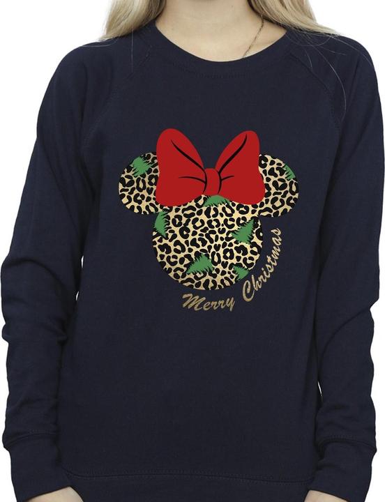 Immagine prodotto Disney Minnie Mouse Leopard Christmas Felpa Donna (XL)