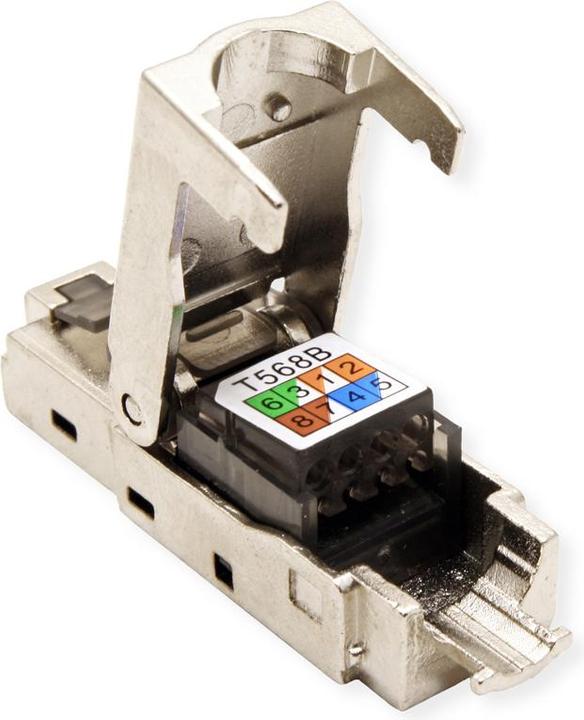 Produktbild Value feldkonfekt. RJ45-St. Kat.6A STP (Netzwerkkabel Stecker)