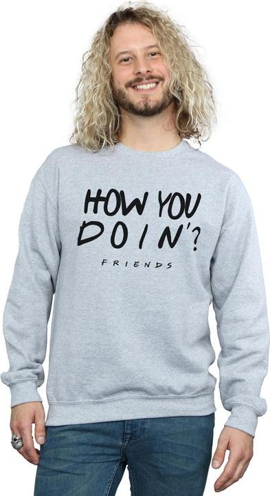 Actual product image Friends Mens How You Doin? Sweatshirt (XL)