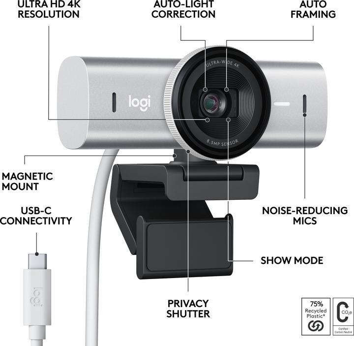 Immagine prodotto Logitech MX Brio 705 (8.50 Mpx)