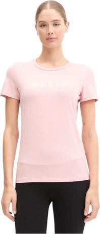 Guess Damen T-Shirt New Carrie T-Shirt Rosa