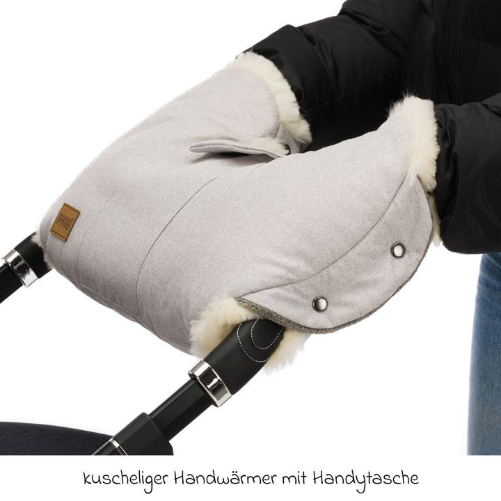 Actual product image Fillikid Handwärmer Lammfell-Handwärmer Nyby Style für Buggy