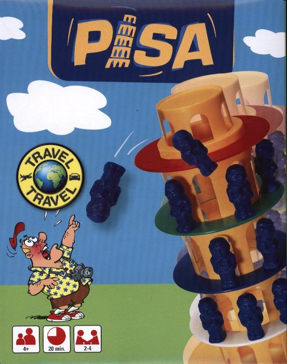 Actual product image Jumbo Tower of Pisa Travel Games (German, French, English)