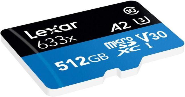 Produktbild Lexar High-Performance (512 GB, microSDXC, U3, UHS-I)