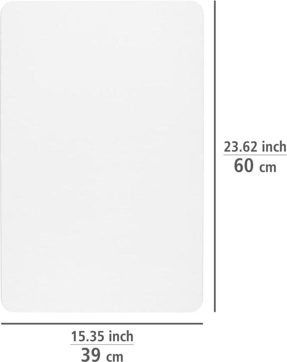 Productafbeelding Wenko Badmat model Simi, wit (60 x 39 cm)