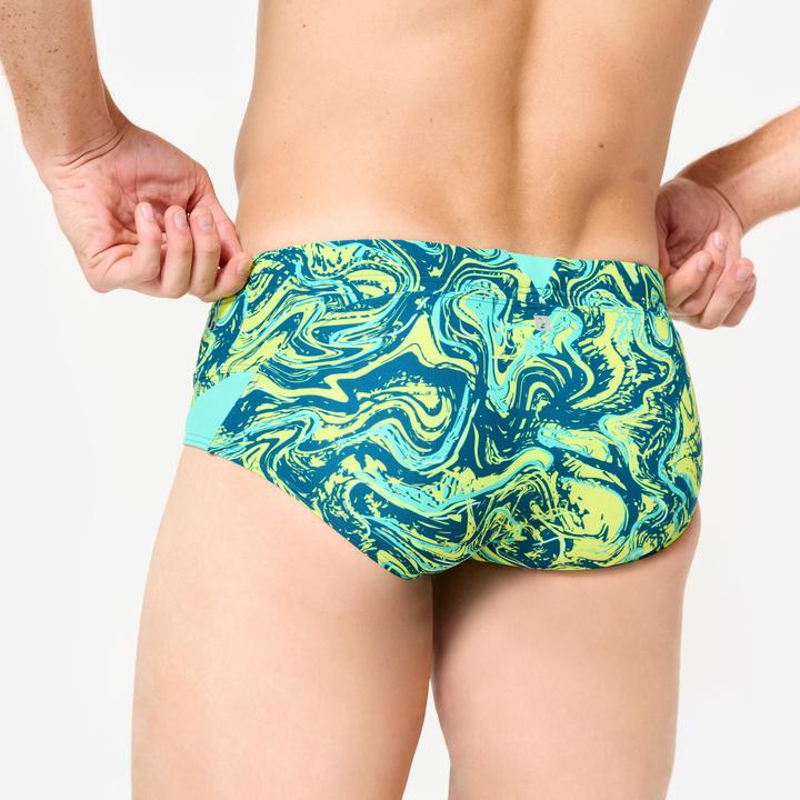 Image du produit Nabaiji Slip de bain bandeau natation Homme - 900 pint jaune vert (XL)