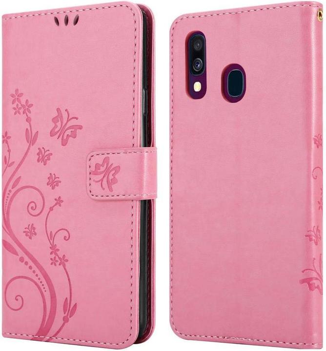 Actual product image Cadorabo Flower Book Cover (Samsung Galaxy A40)