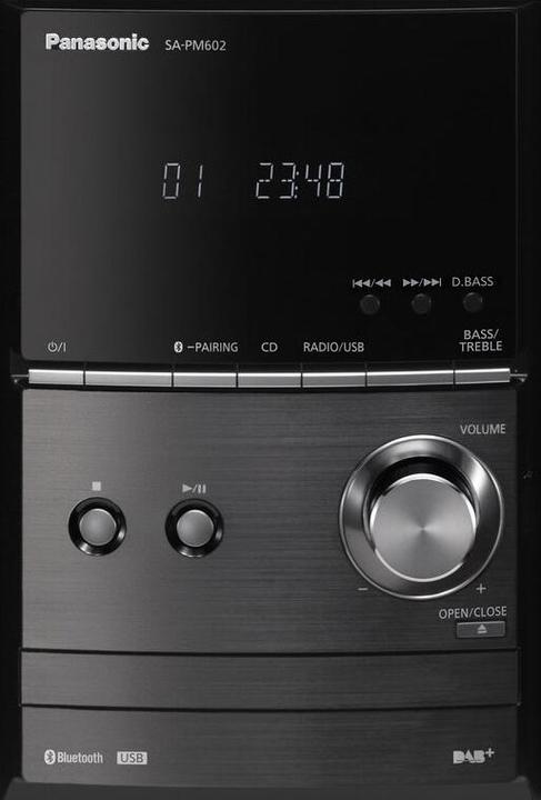 Produktbild Panasonic SC-PM602EG-S (Bluetooth, CD Player, 2x 20 W)