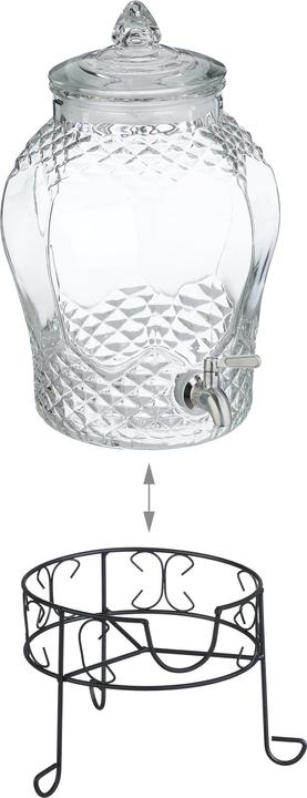 Actual product image Relaxdays Drink dispenser