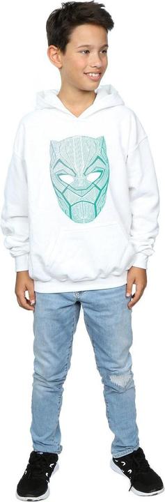 Produktbild Black Panther Tribal Mask Kapuzenpullover Jungen (140, 146)