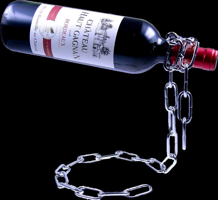 Image du produit Mayer - the gift factory Porte-vin "Chaîne magique" - vide (Porte-bouteilles de vin)