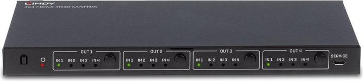 Actual product image Lindy 16x16 HDMI 4K60 matrix