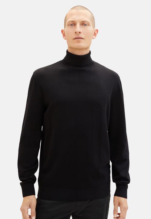 Produktbild Tom Tailor Pullover mit Rollkragen und Rippbündchen (L)