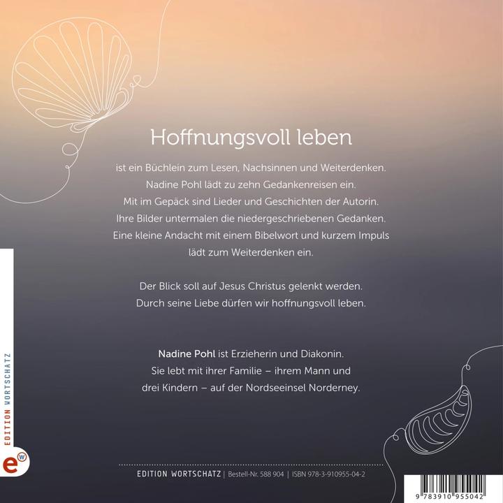 Actual product image Pohl:Hoffnungsvoll leben (German, Nadine Pohl, 2024)
