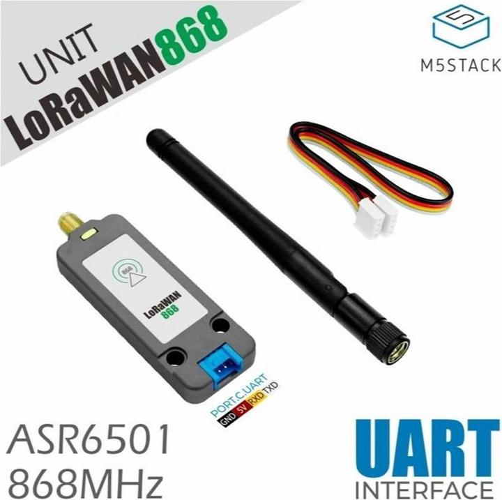 Produktbild M5Stack LoRaWAN Modul 868 MHz mit Antenne