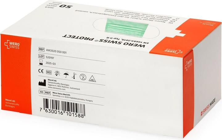 Produktbild Wero Swiss Hygienemaske (Typ IIR, 50 x)