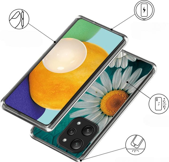 Produktbild Cover-Discount Xiaomi Redmi 12 - Cover Handyhülle IMD Margeriten (Xiaomi Redmi 12)