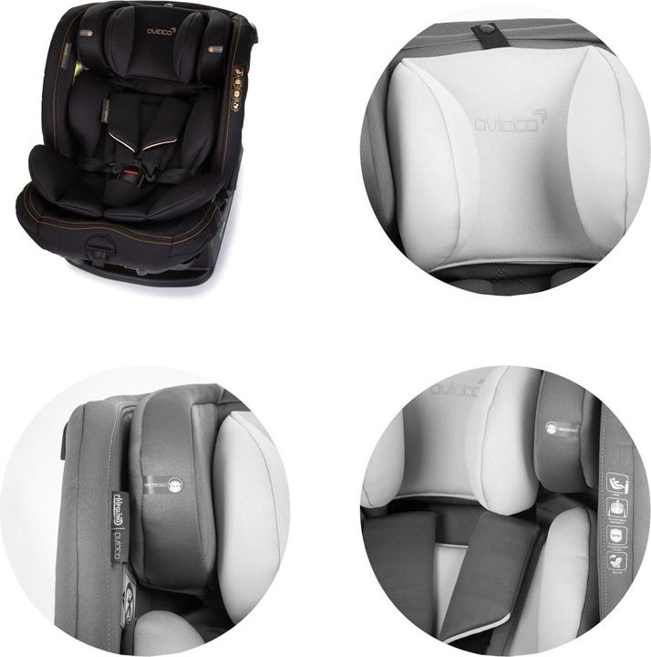 Actual product image Chipolino Child seat i-Size Aviato (Reboarder, ECE R129/i-Size Standard)