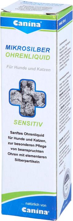 Produktbild Canina Microsilber Ohrentropfen für Hunde und Katzen 50ml (Hund, Katze, 50 ml)