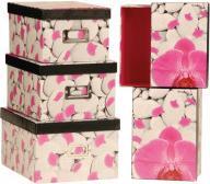 Produktbild IKO Boxen mit Orchideen Motiv 5er-Set-Preis