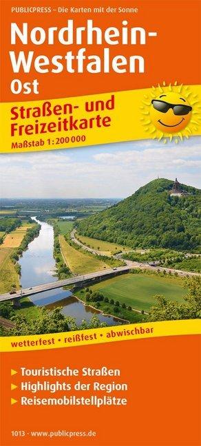 Actual product image North Rhine-Westphalia East Road and Leisure Map 1 : 200 000 200000