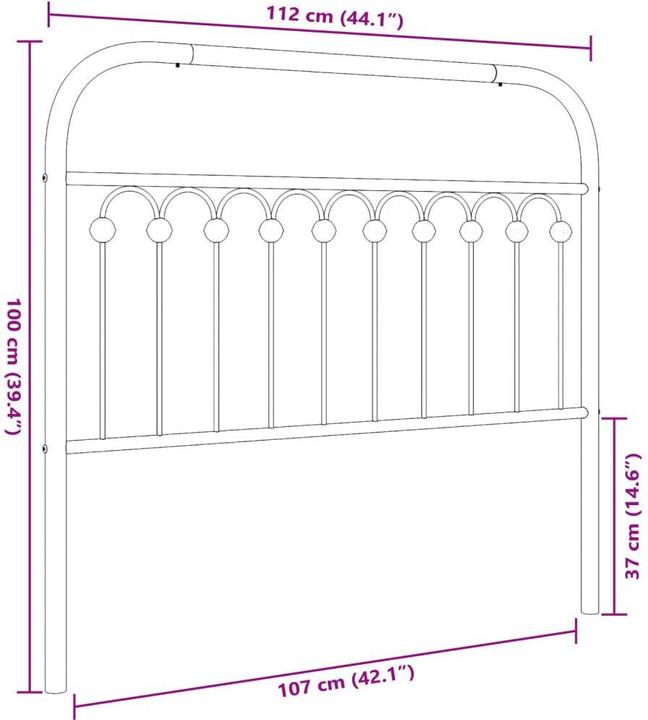 Actual product image VidaXL Kwabina (112 x 3 x 100 cm)