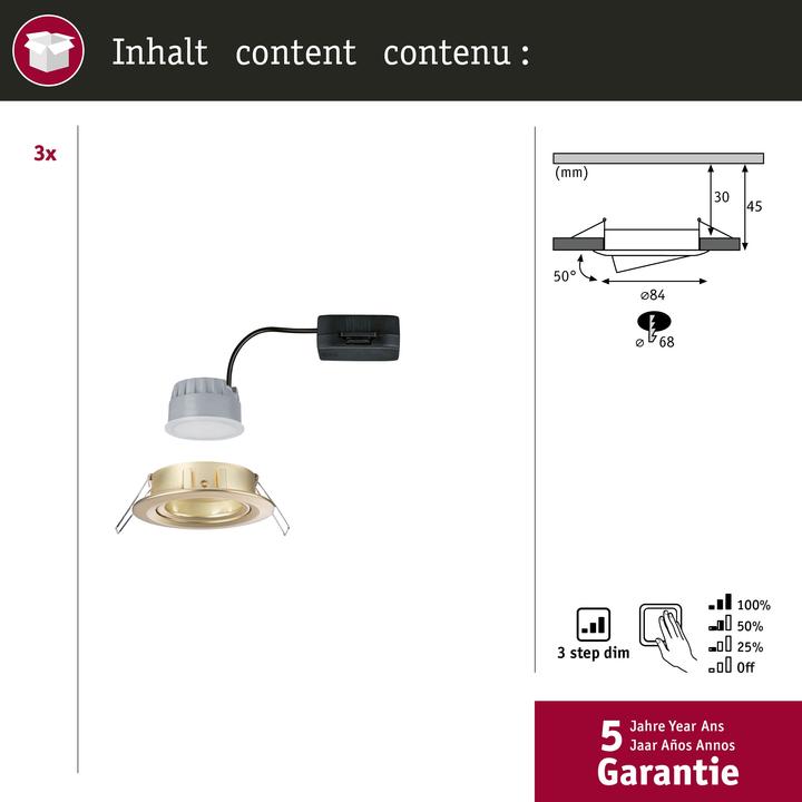 Actual product image Paulmann Leuchtspiegel Mirra Kosmetik (Ø 60 cm)