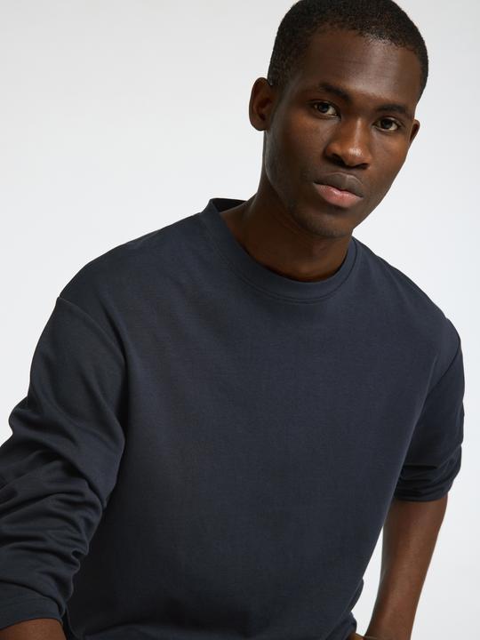 Actual product image Selected Homme Slhlooseoscar Ls O-Neck Tee Noos (M)