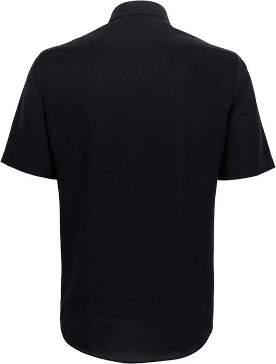 Actual product image Hakro Mens Business Shirt 1/2 Sleeve black Gr.XXL (XXL)