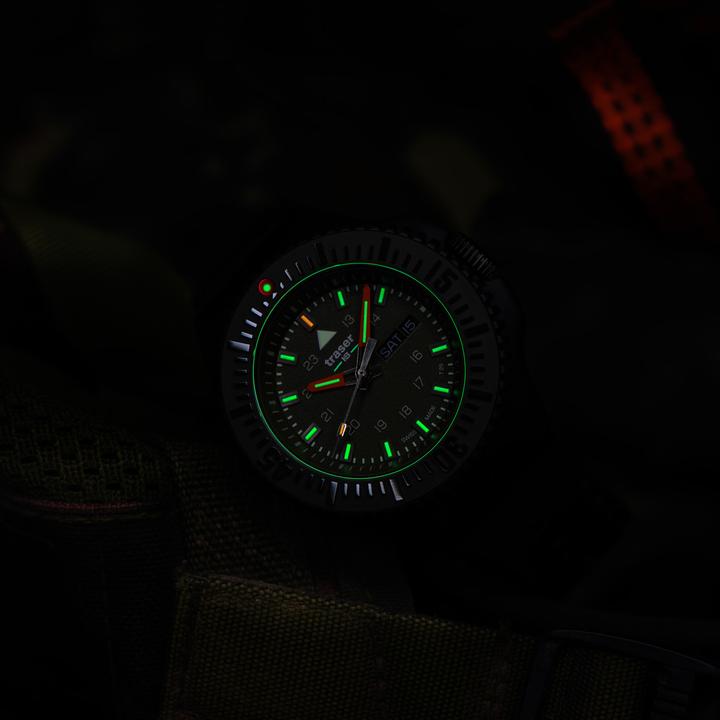 Actual product image Traser P69 Black Stealth (Diving watch, 46 mm)
