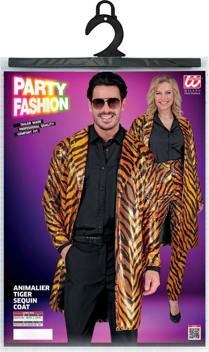 Image du produit Widmann Manteau à paillettes imprimé tigre (XXL)