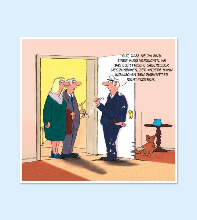 Produktbild Uli Stein Cartoon-Geschenke: Aufmachen, Polizei! (Deutsch, Uli Stein, 2022)