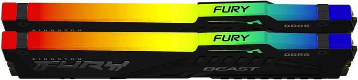 Produktbild Kingston 64GB 5600MT/s DDR5 CL36 DIMM (2er-Kit) FURY Beast RGB (2 x 32GB, 2800 MHz, DDR5-RAM, DIMM)