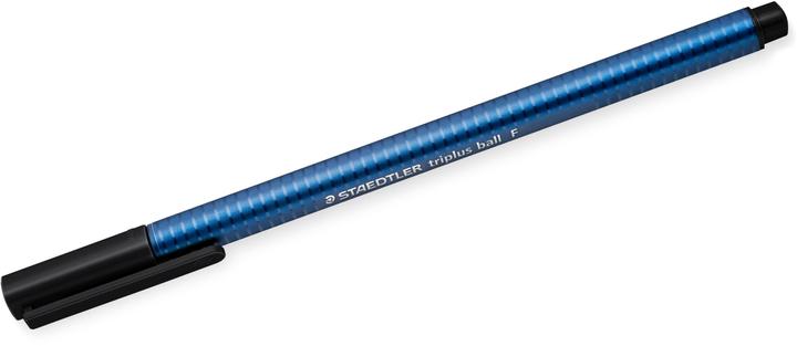 Produktbild Staedtler triplus ball 437 Dreikantiger Kugelschreiber, Einzelprodukt, schwarz, Linienbreite F (Schwarz, 1 x)