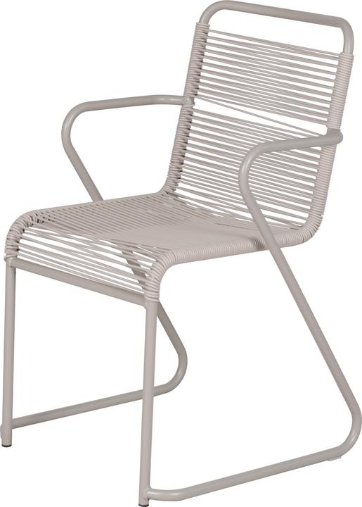 Image du produit Fiam LIDO CHAISE AVEC ARMOIRE - Pack de 4 TAUPE - ALUMINIUM