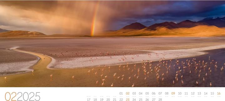 Produktbild Panorama - Stefan Forster Kalender 2025 (66 x 33 cm, Harter Einband, Deutsch, Englisch)