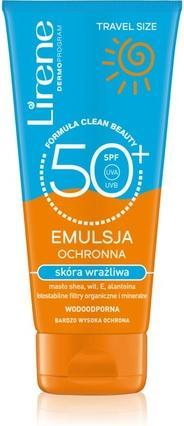 Produktbild Lirene Sun Protective Emulsion For Sensitive Skin Spf 50+ 90Ml (Sonnencreme, SPF 50+, 90 ml)