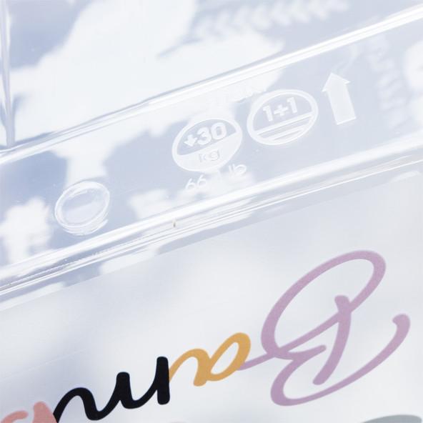 Actual product image keeeper karolina set with lid bambi (55.5 x 40 x 30 cm, 45 l)