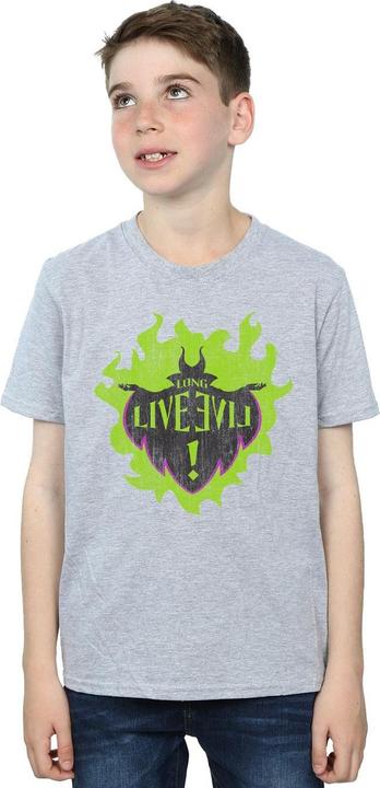 Actual product image Disney Boys The Descendants Maleficent Long Live T-Shirt (128)
