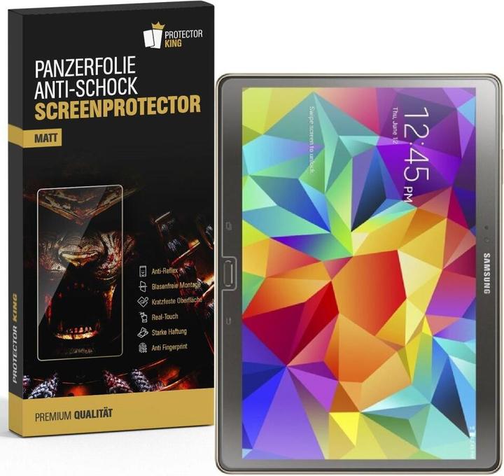 Actual product image Protectorking 2x Panzerfolie Anti-Shock matt entspiegelt (2 Piece, Galaxy Tab S 10.5)