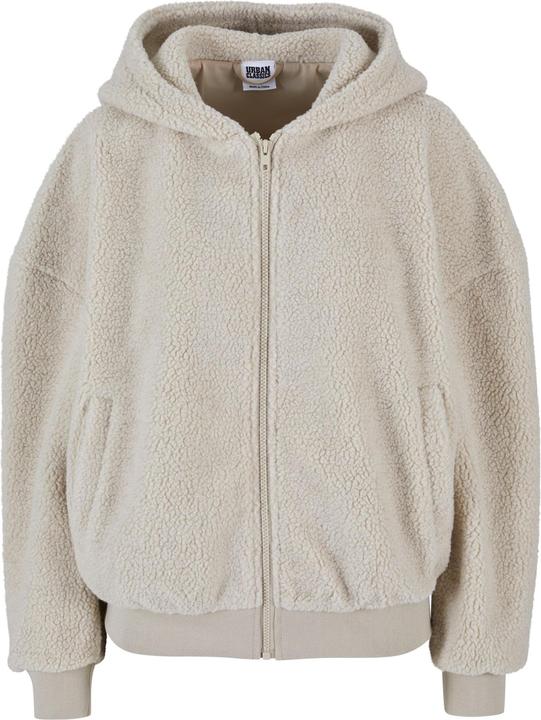 Actual product image Urban Classics Ladies Oversized Sherpa Zip Hoody (S)