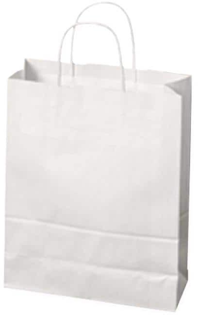 Image du produit Brieger Sac en papier 320 x 140 x 420 mm, blanc (Pochette cadeau, 1 x)
