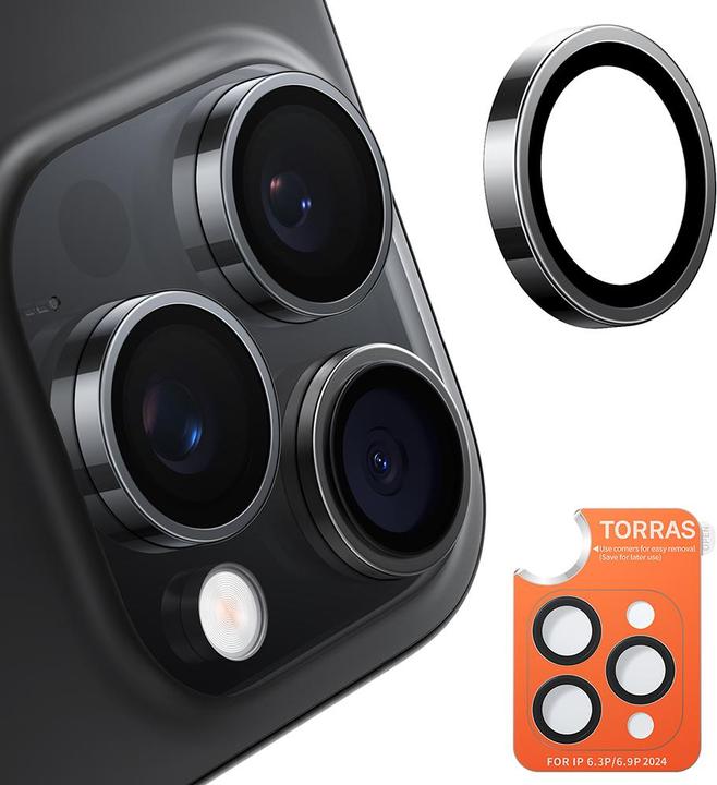 Image du produit Torras Lensguard (1 pièce(s), Apple iPhone 16 Pro Max, Apple iPhone 16 Pro)