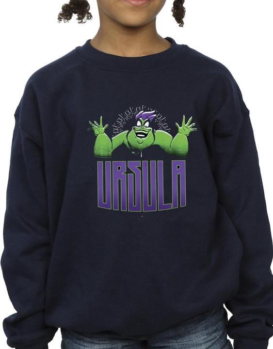 Actual product image Disney Girls Villains Ursula Green Sweatshirt (140, 146)