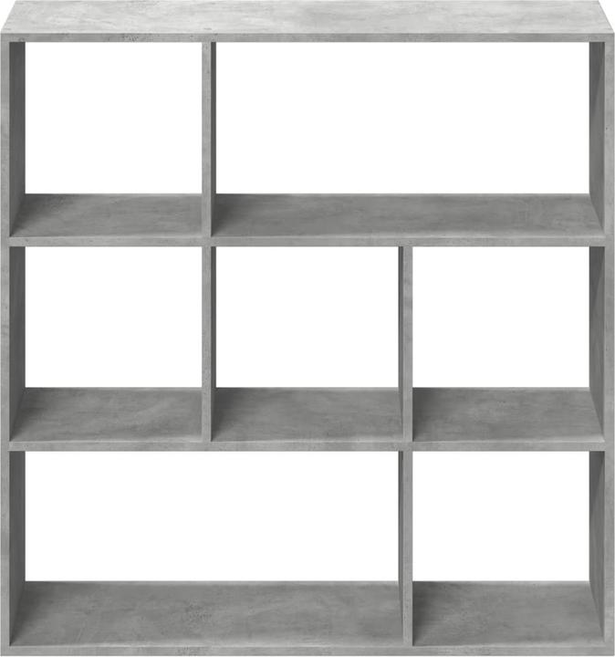 Produktbild VidaXL Bücherregal Raumteiler Wandregal Standregal Raumtrenner Regal Betongrau (29 x 29 x 143 cm)