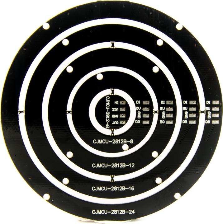 Image du produit Purecrea Neopixel Ring Set avec 8/12/16/24 anneaux WS2812 RGB LED